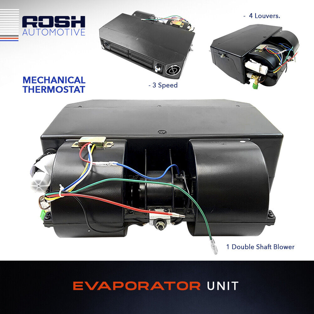 Universal Kit Under dash Evaporator 12V & Condenser Parallel Flow 12" x 20"